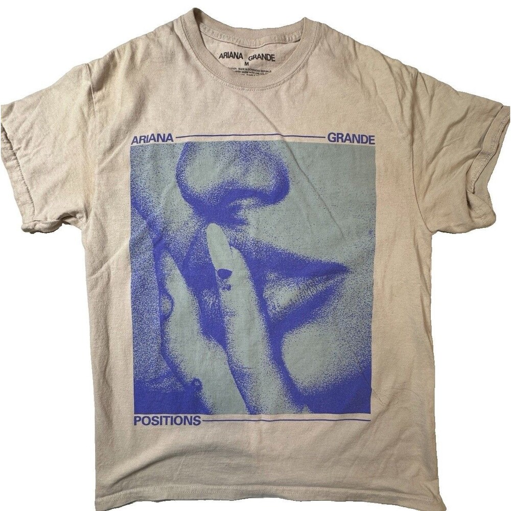 Y2K Ariana Grande Positions Tour Merch T-Shirt Size Medium Men
